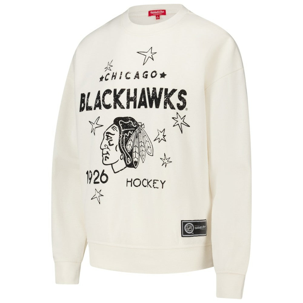 Chicago Blackhawks Mitchell & Ness Women's Logo 3.0 Pullover Sweatshirt -  NHL Sweatshirts