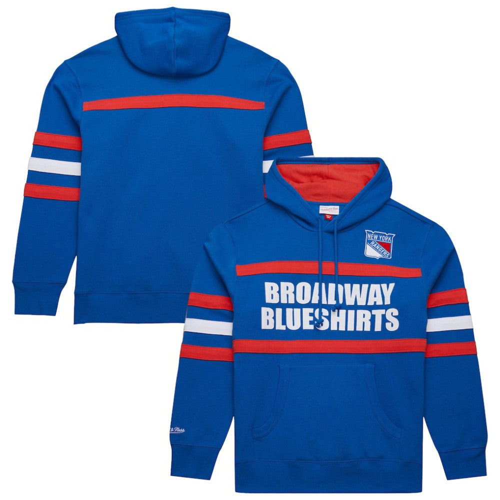 New York Rangers Mitchell & Ness Head Coach Slogan Pullover Hoodie -  NHL Hoodies