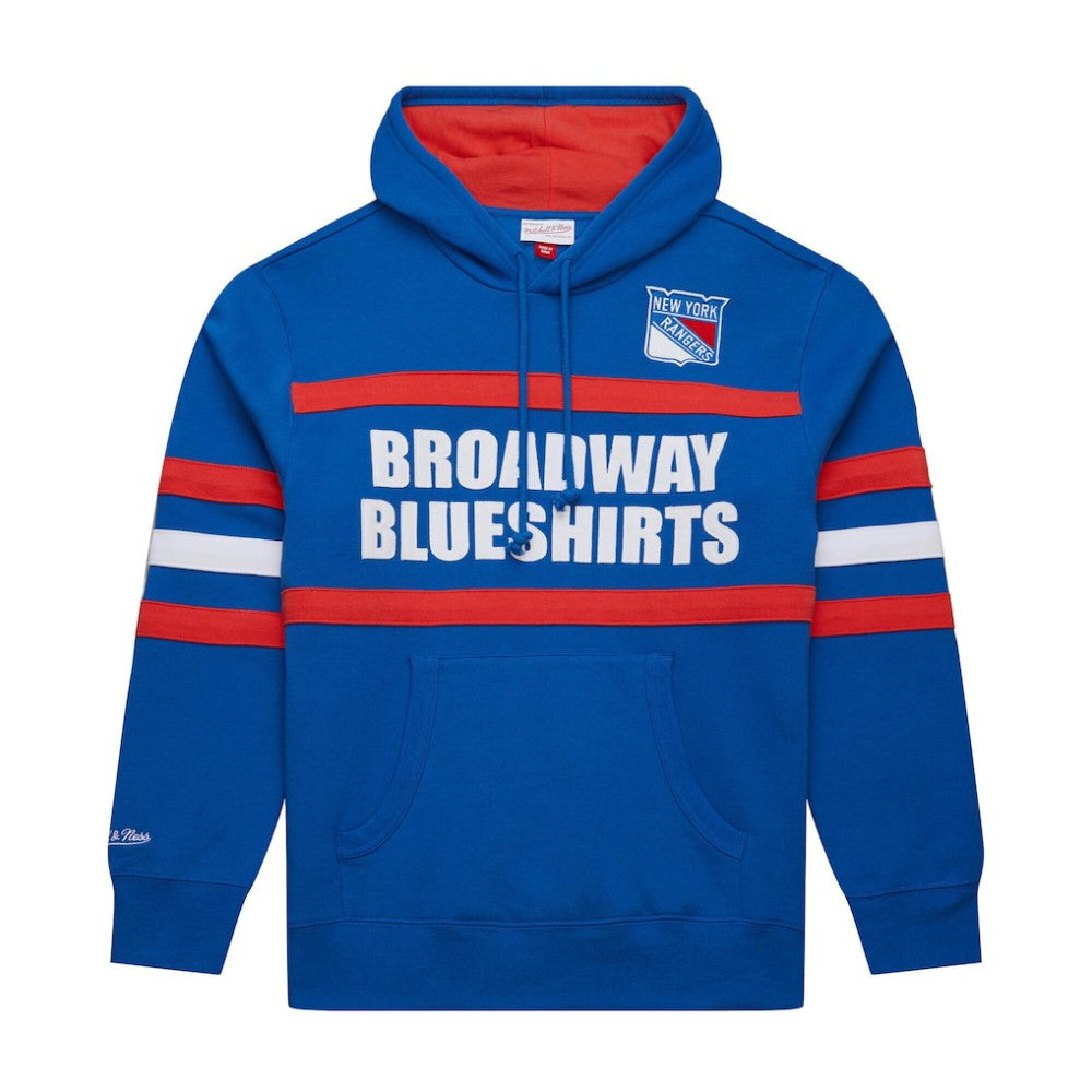 New York Rangers Mitchell & Ness Head Coach Slogan Pullover Hoodie -  NHL Hoodies