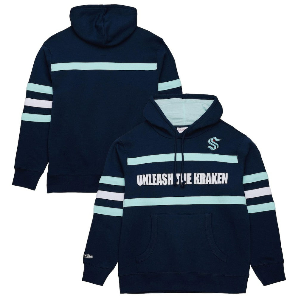 Seattle Kraken Mitchell & Ness Head Coach Slogan Pullover Hoodie -  NHL Hoodies