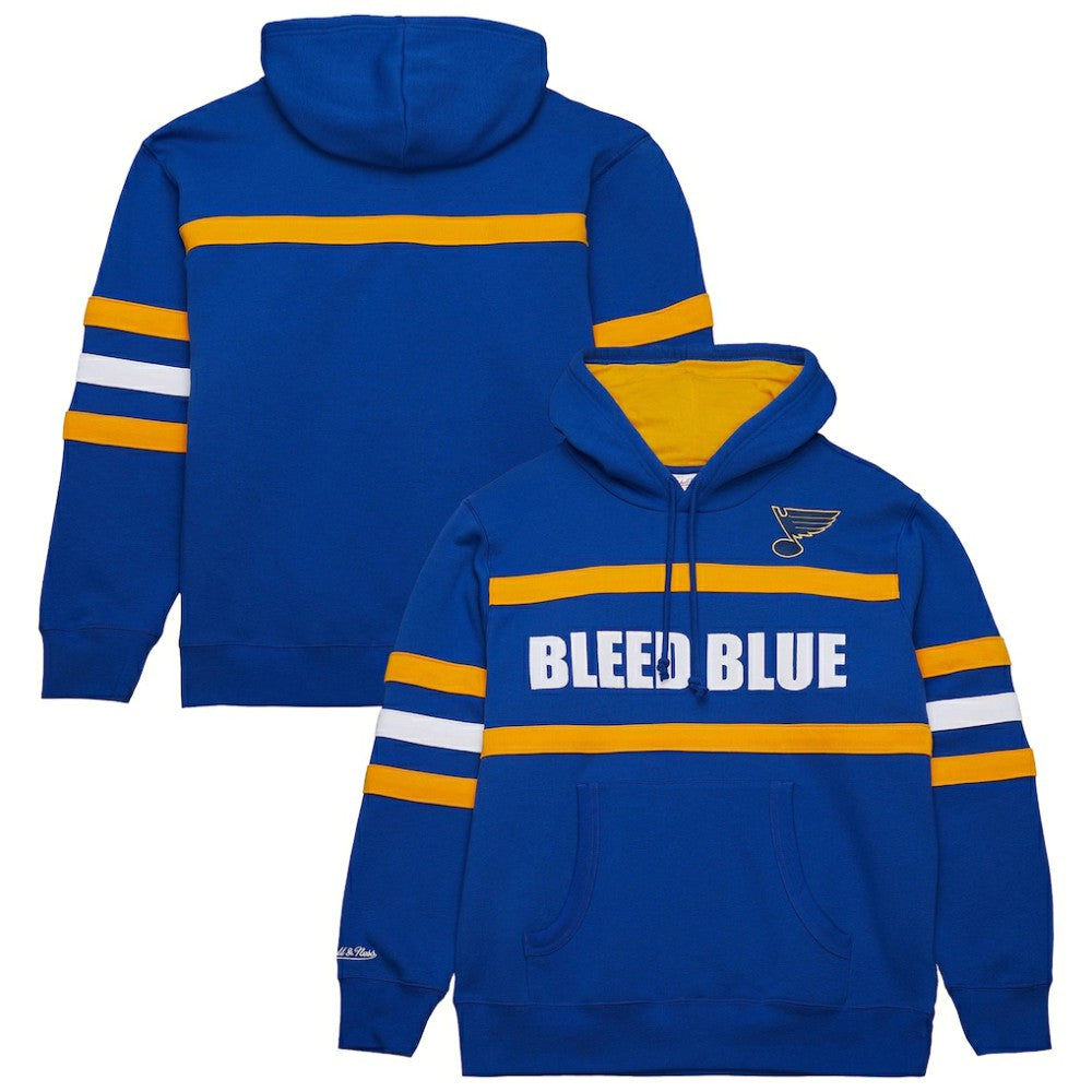 St. Louis Blues Mitchell & Ness Head Coach Slogan Pullover Hoodie -  NHL Hoodies