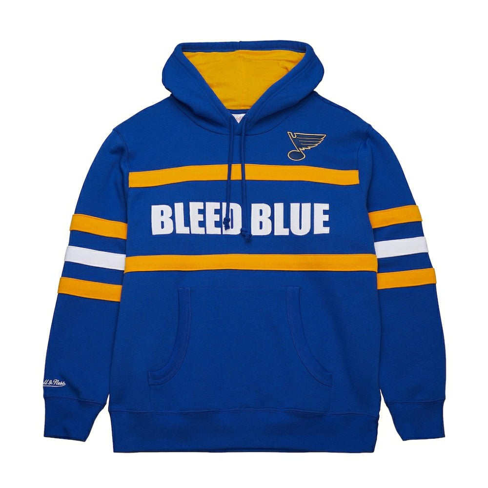 St. Louis Blues Mitchell & Ness Head Coach Slogan Pullover Hoodie -  NHL Hoodies