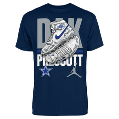 Dallas Cowboys Dak Prescott  Jordan Brand Kicks Graphic T-Shirt | NFL Sale