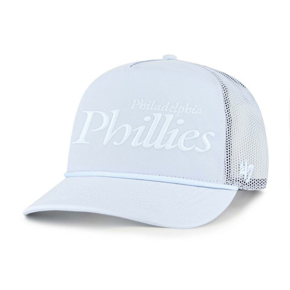 Philadelphia Phillies '47 Foundation Script Hitch Adjustable Trucker Hat - MLB Hats