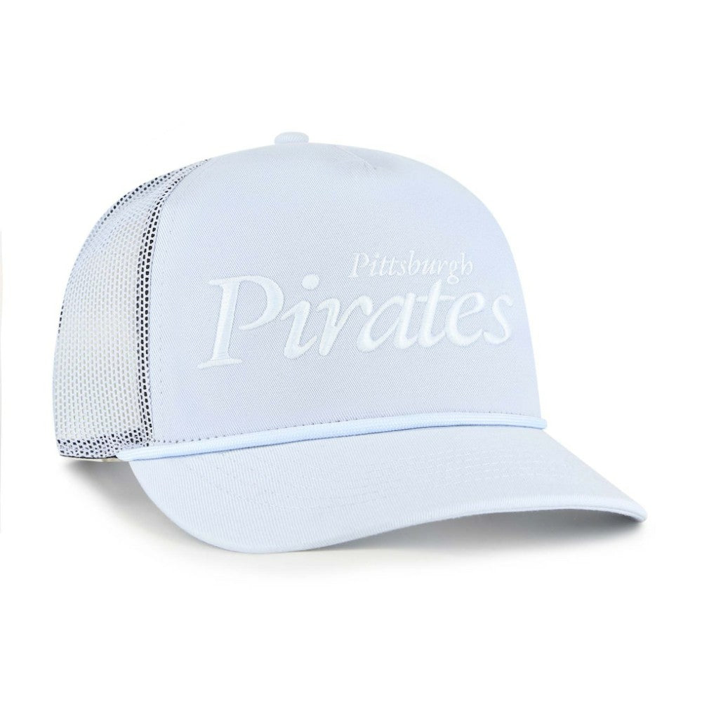 Pittsburgh Pirates '47 Foundation Script Hitch Adjustable Trucker Hat - MLB Hats