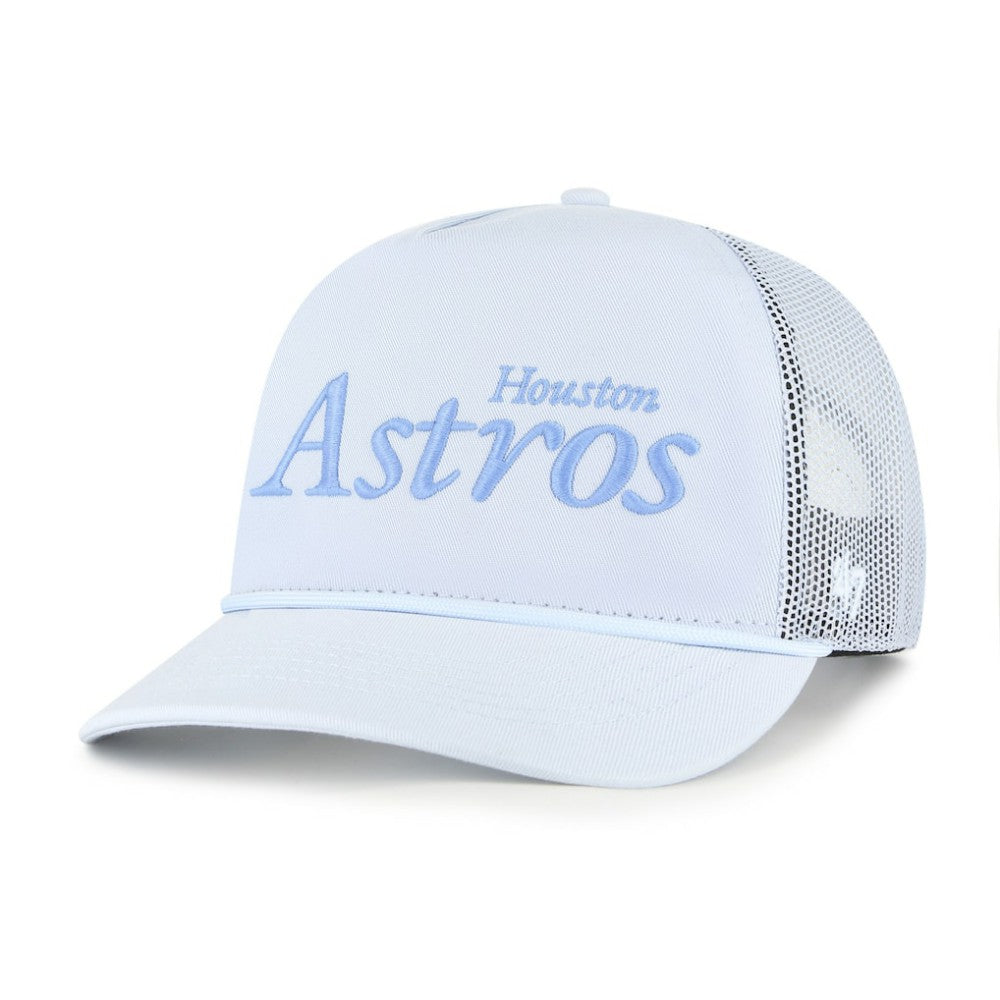 Houston Astros '47 Foundation Script Hitch Adjustable Trucker Hat - MLB Hats