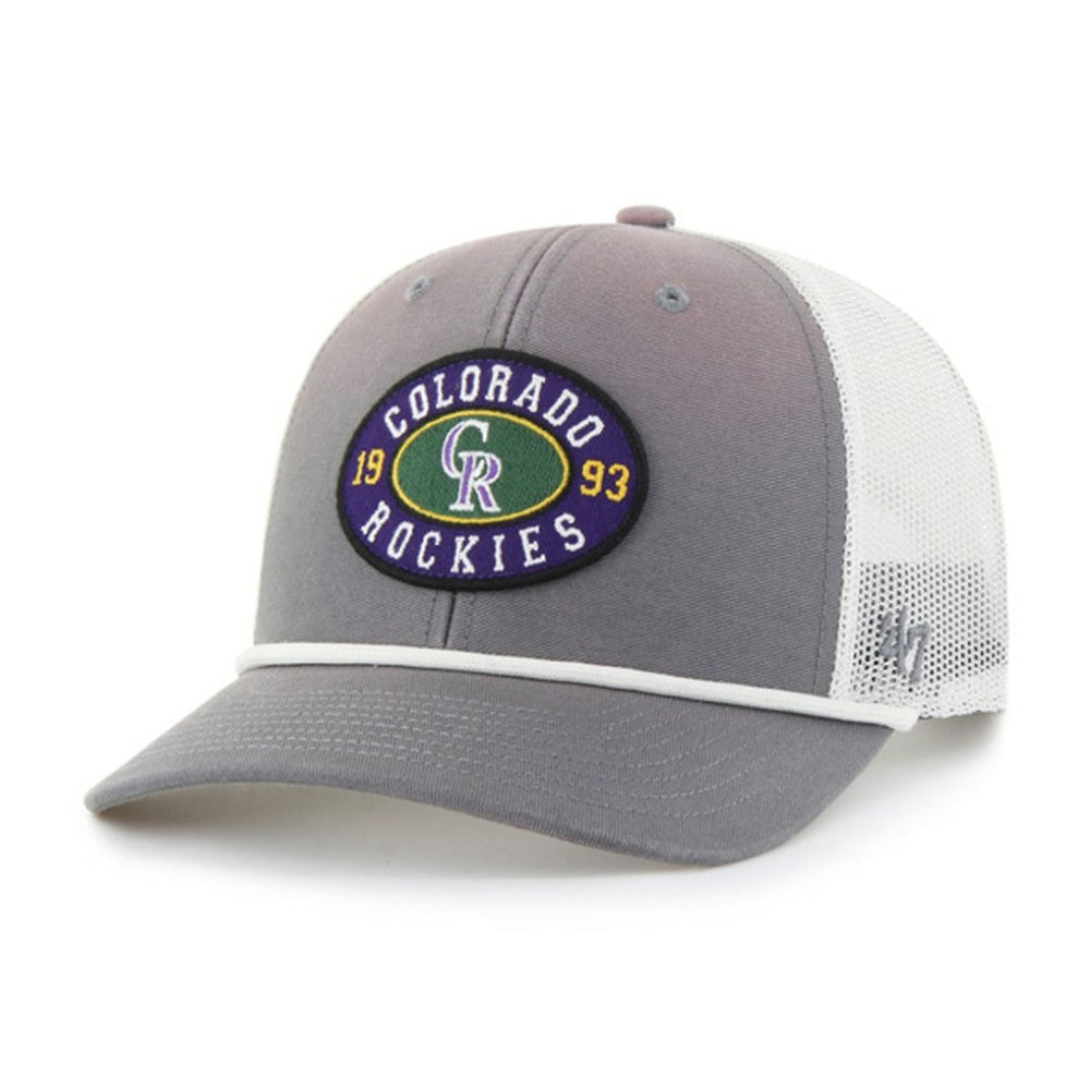 Colorado Rockies '47 Tide Sweep Rope Trucker Adjustable Hat - MLB Hats