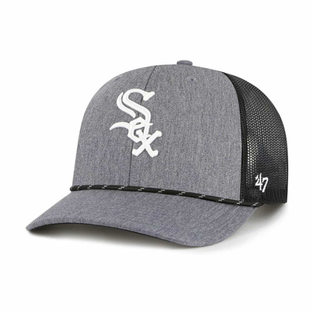Chicago White Sox '47 Carbon Rope Trucker Adjustable Hat - MLB Hats