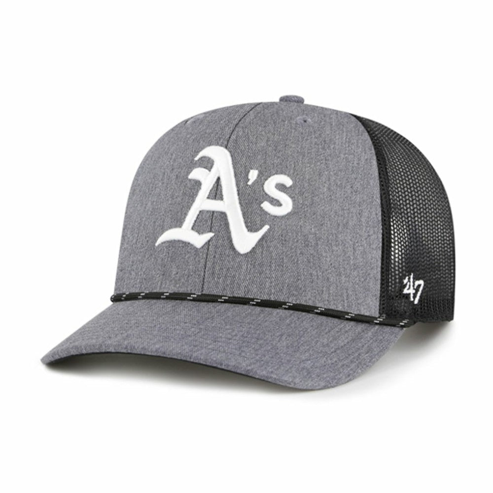 Athletics '47 Carbon Rope Trucker Adjustable Hat - MLB Hats