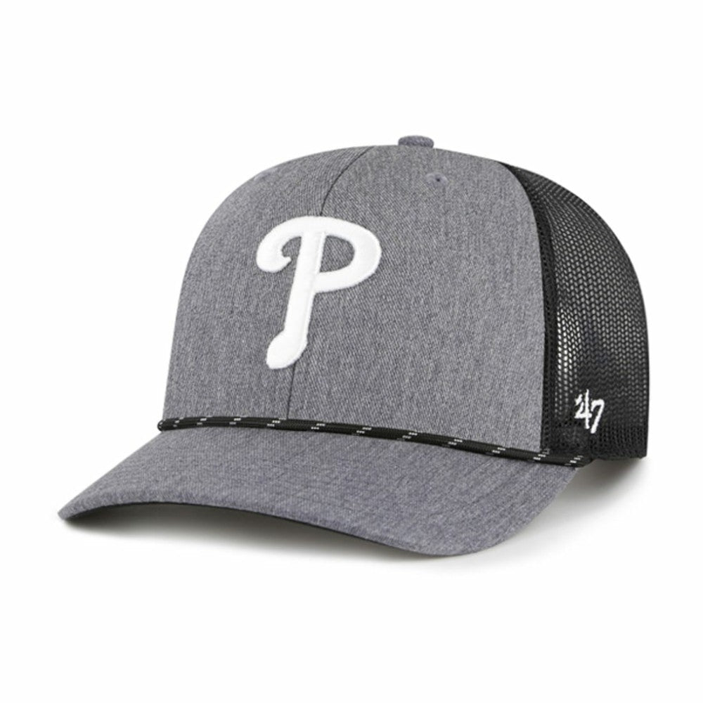 Philadelphia Phillies '47 Carbon Rope Trucker Adjustable Hat - MLB Hats