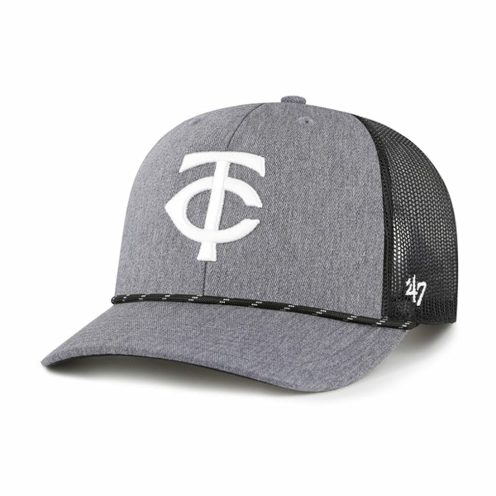 Minnesota Twins '47 Carbon Rope Trucker Adjustable Hat - MLB Hats