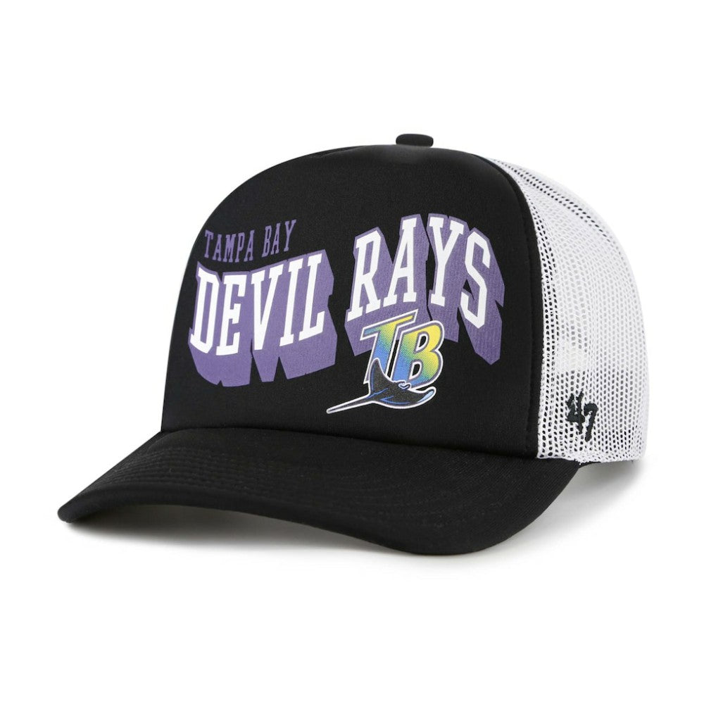 Tampa Bay Rays '47 Meander Foam Trucker Snapback Hat - MLB Hats