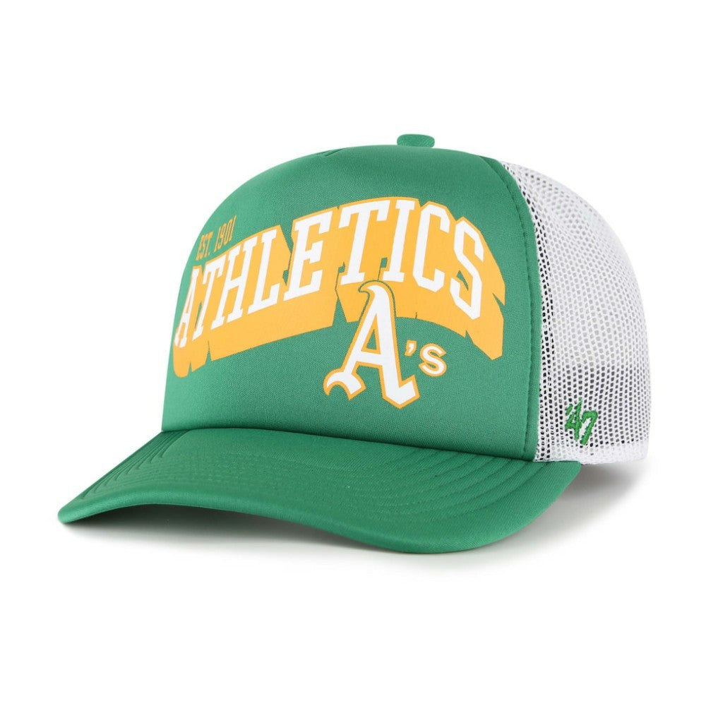 Athletics '47 Meander Foam Trucker Snapback Hat - MLB Hats