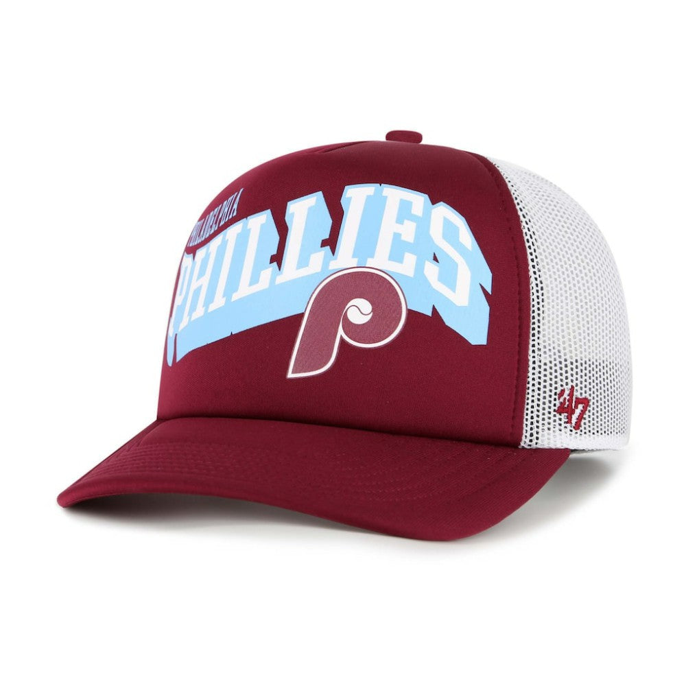 Philadelphia Phillies '47 Meander Foam Trucker Snapback Hat - MLB Hats
