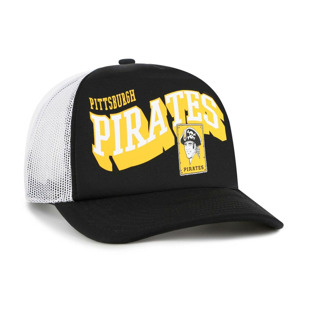 Pittsburgh Pirates '47 Meander Foam Trucker Snapback Hat - MLB Hats