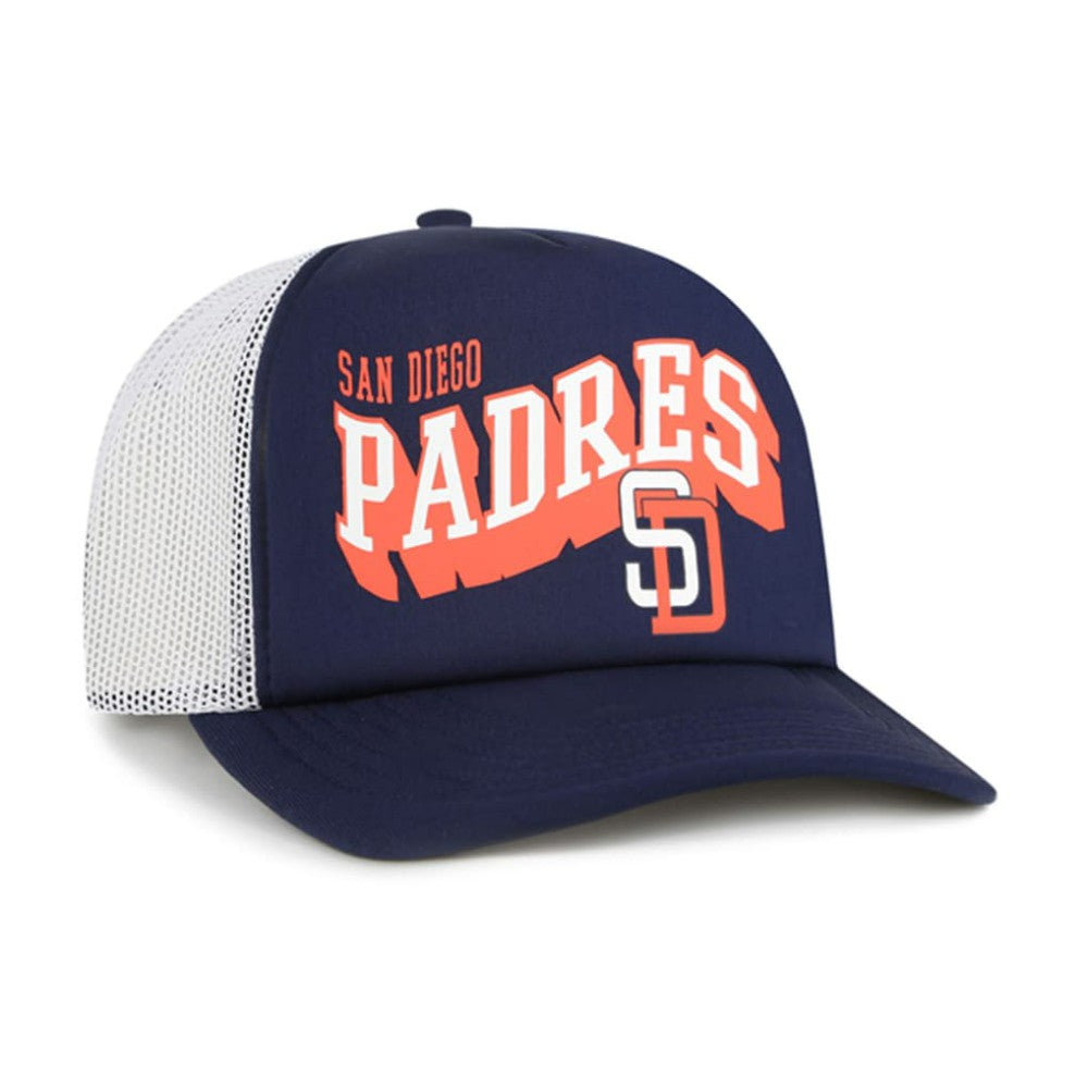 San Diego Padres '47 Meander Foam Trucker Snapback Hat - MLB Hats