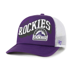 Colorado Rockies '47 Meander Foam Trucker Snapback Hat - MLB Hats