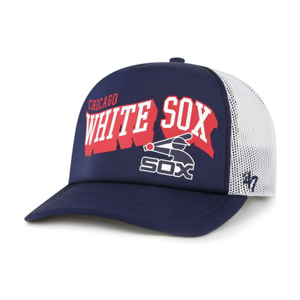 Chicago White Sox '47 Meander Foam Trucker Snapback Hat - MLB Hats
