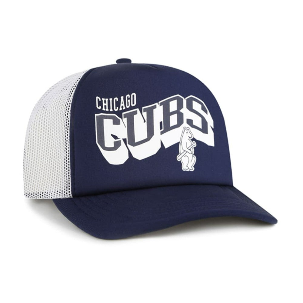 Chicago Cubs '47 Meander Foam Trucker Snapback Hat - MLB Hats
