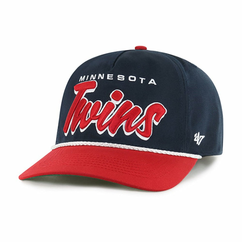 Minnesota Twins '47 Dropshadow Rope Hitch Adjustable Hat - MLB Hats