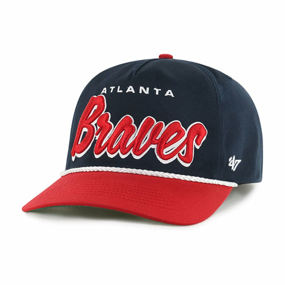 Atlanta Braves '47 Dropshadow Rope Hitch Adjustable Hat - MLB Hats