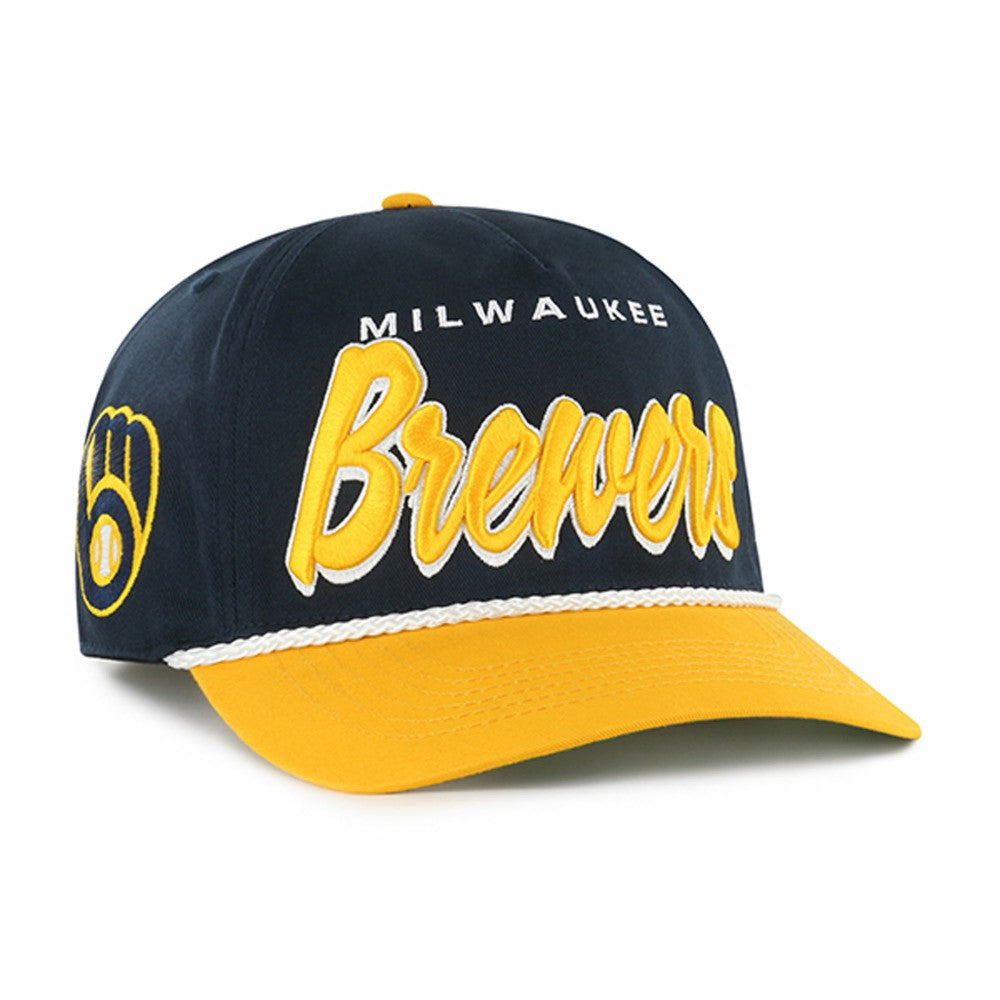 Milwaukee Brewers '47 Dropshadow Rope Hitch Adjustable Hat - MLB Hats