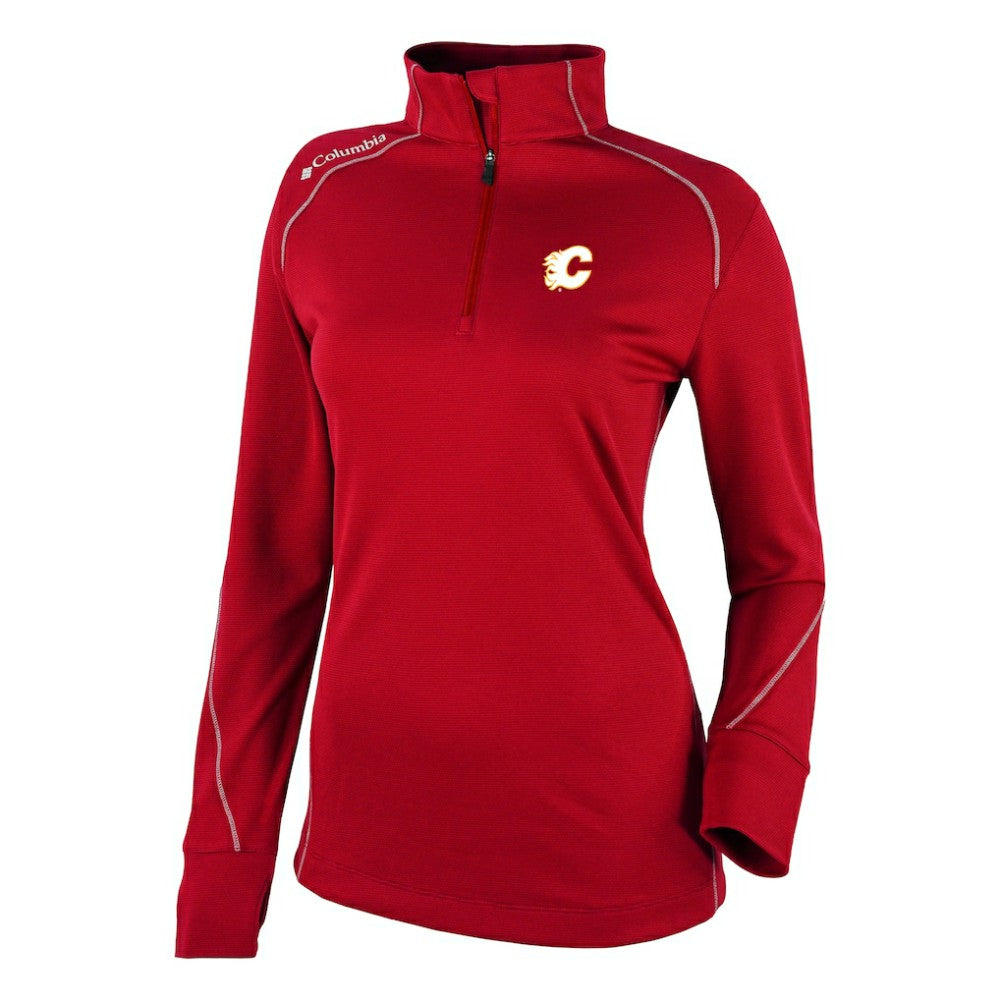 Calgary Flames Columbia Women's Omni-Wick Shotgun 2.0 Quarter-Zip Pullover Top -  NHL Pullover