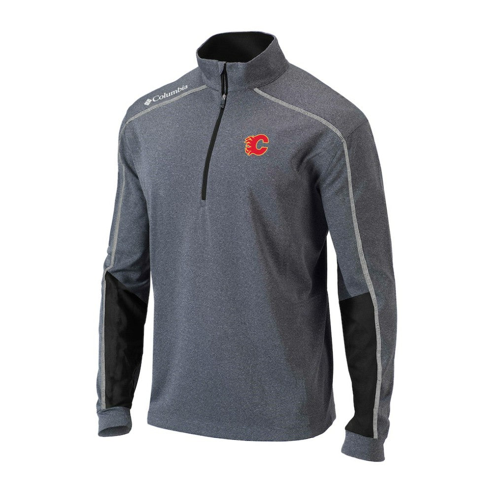 Calgary Flames Columbia Omni-Wick Shotgun 2.0 Quarter-Zip Pullover Top -  NHL Pullover