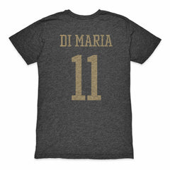 Angel Di Maria Argentina National Team 1863FC Retro Player Tri-Blend T-Shirt