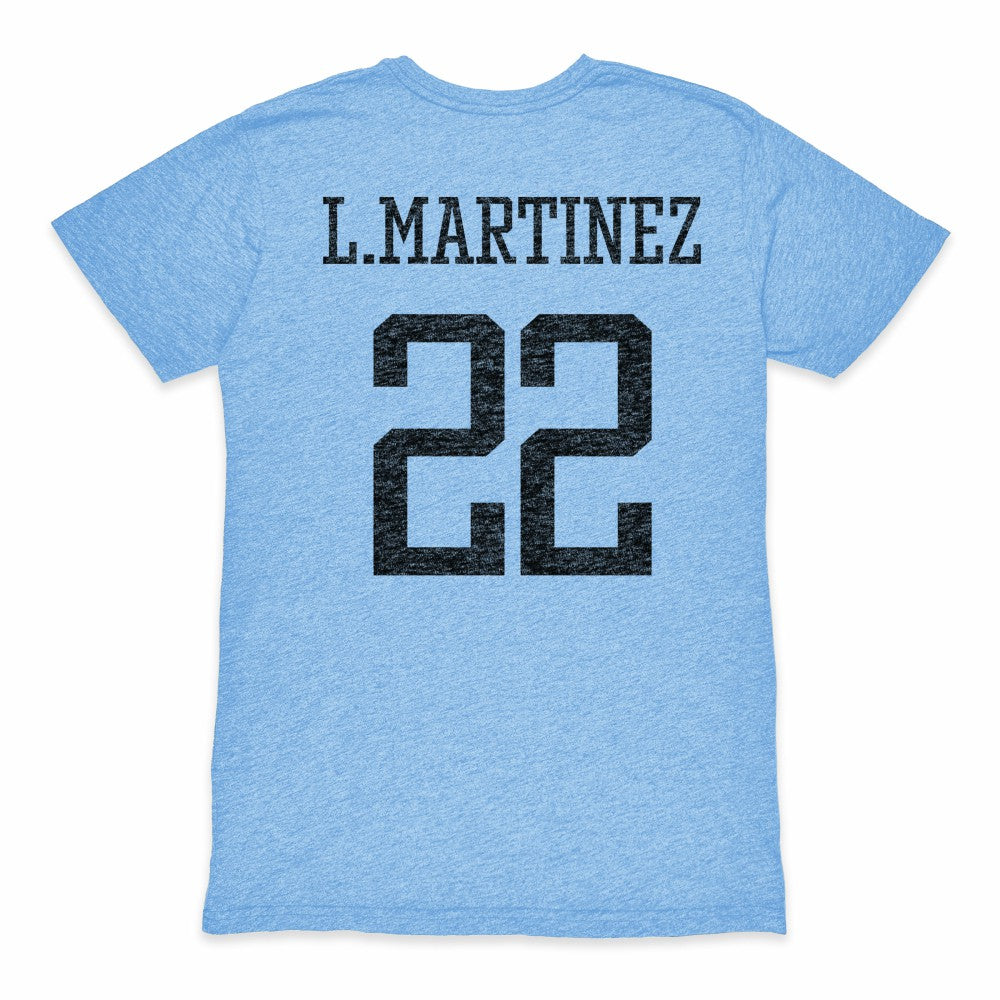 Lautaro Martinez Argentina National Team 1863FC Retro Player Tri-Blend T-Shirt