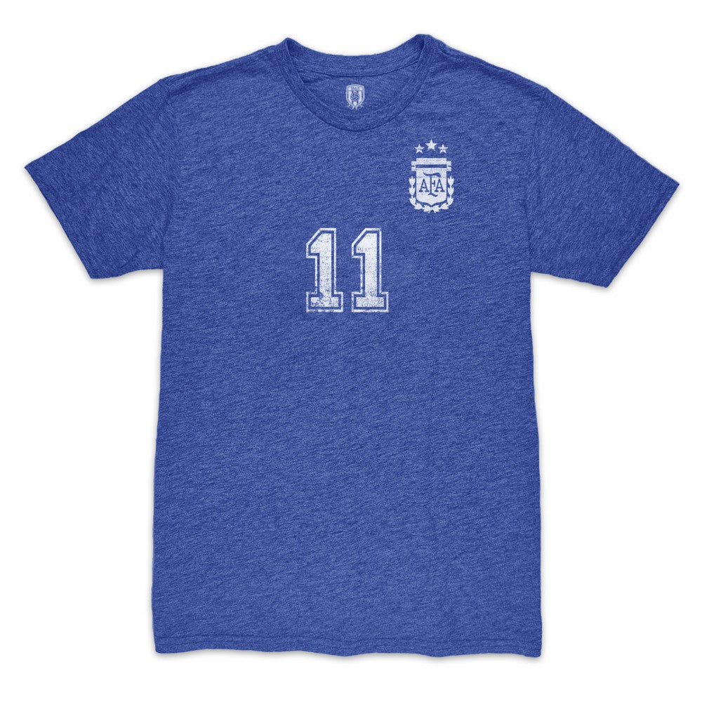 Angel Di Maria Argentina National Team 1863FC Retro Player Tri-Blend T-Shirt