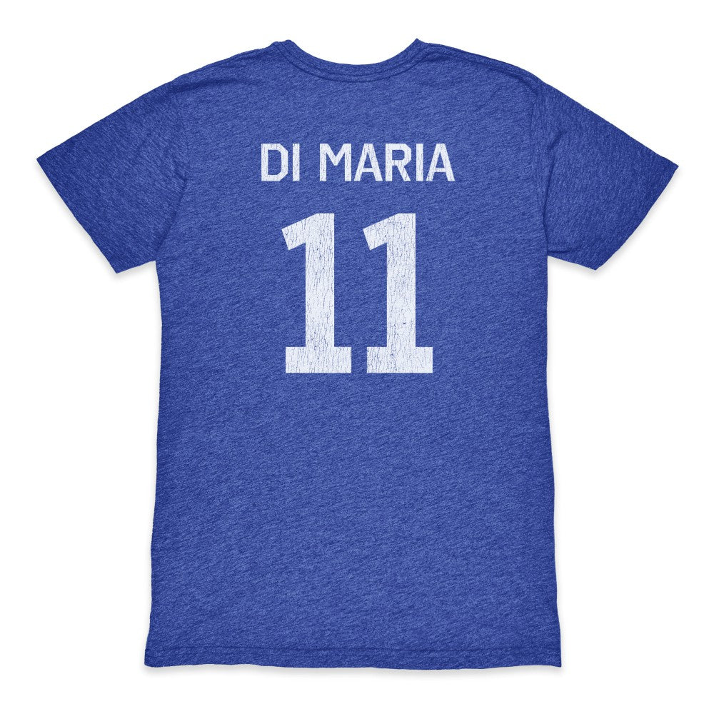 Angel Di Maria Argentina National Team 1863FC Retro Player Tri-Blend T-Shirt