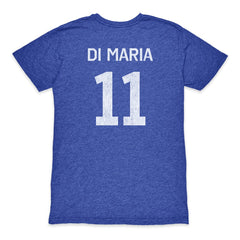 Angel Di Maria Argentina National Team 1863FC Retro Player Tri-Blend T-Shirt
