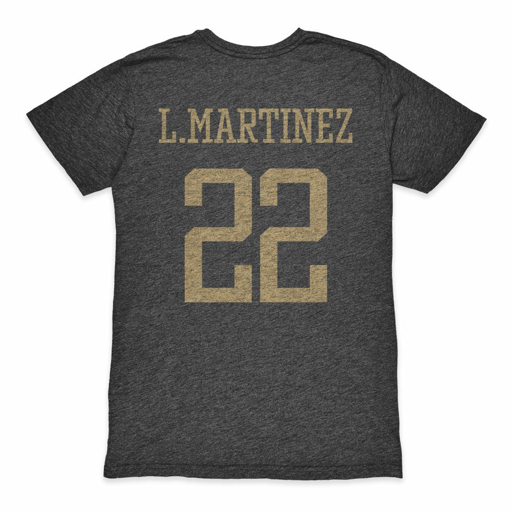 Lautaro Martinez Argentina National Team 1863FC Retro Player Tri-Blend T-Shirt