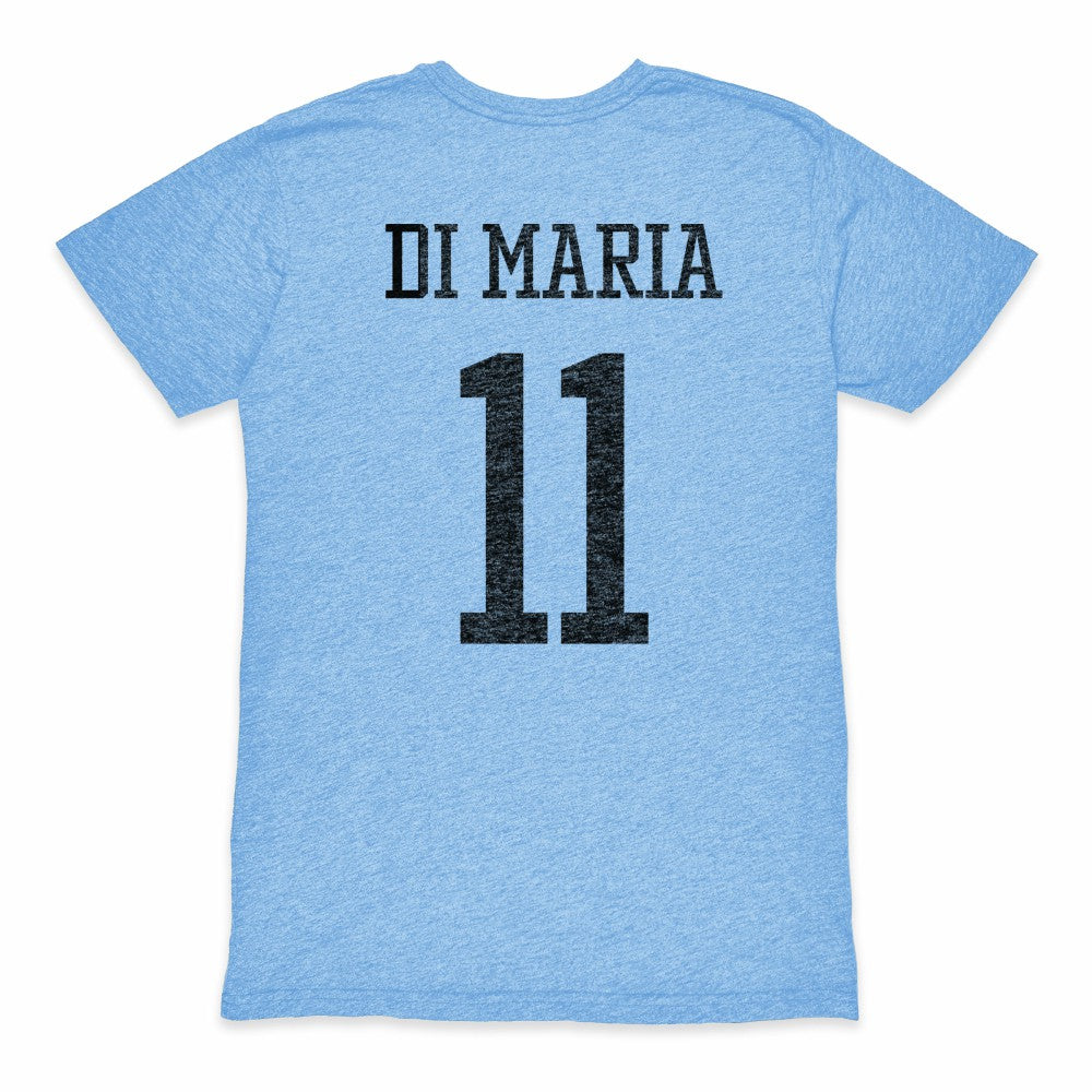 Angel Di Maria Argentina National Team 1863FC Retro Player Tri-Blend T-Shirt