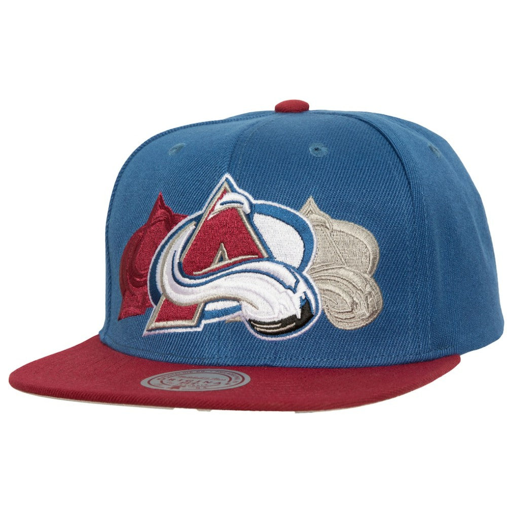 Colorado Avalanche Mitchell & Ness Soul Triple Up Snapback Hat -  NHL Hats