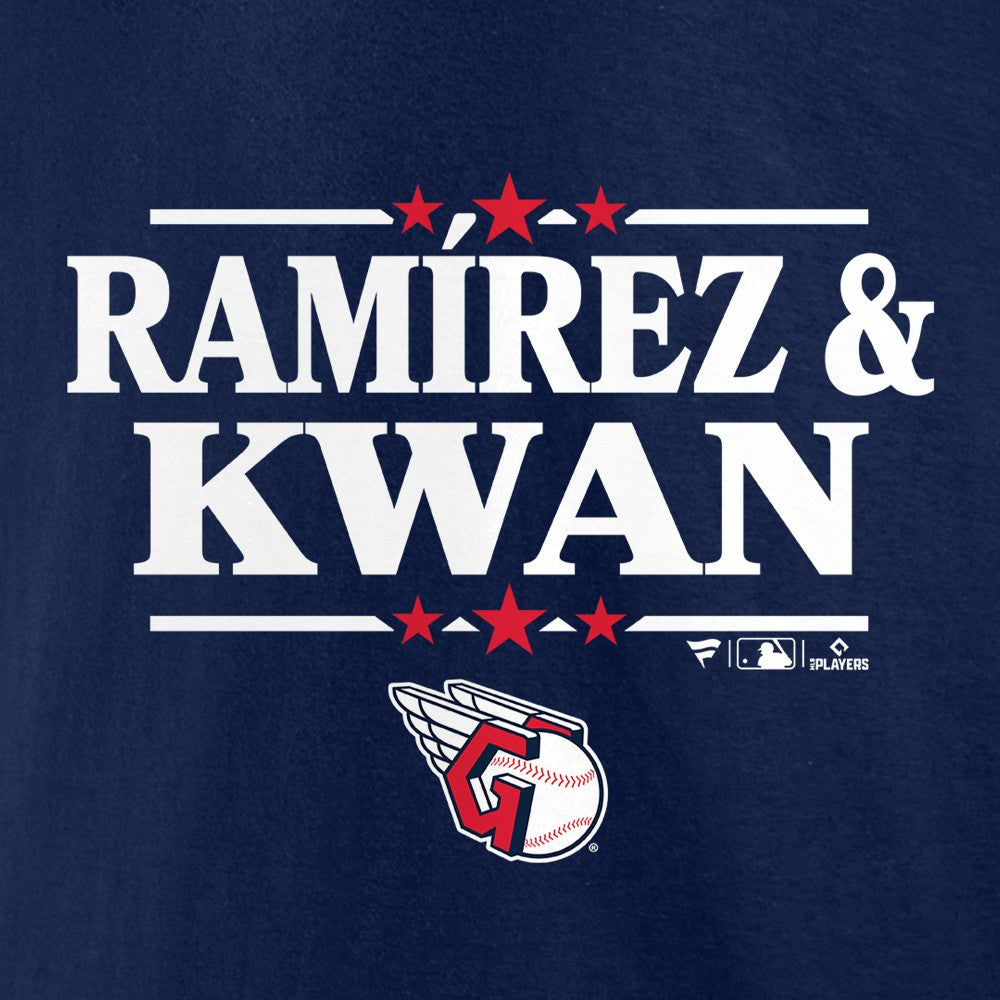 Jose Ramirez & Steven Kwan Cleveland Guardians Election Player T-Shirt - MLB T-shirts