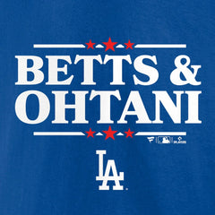 Mookie Betts & Shohei Ohtani Los Angeles Dodgers Election Player T-Shirt - MLB T-shirts
