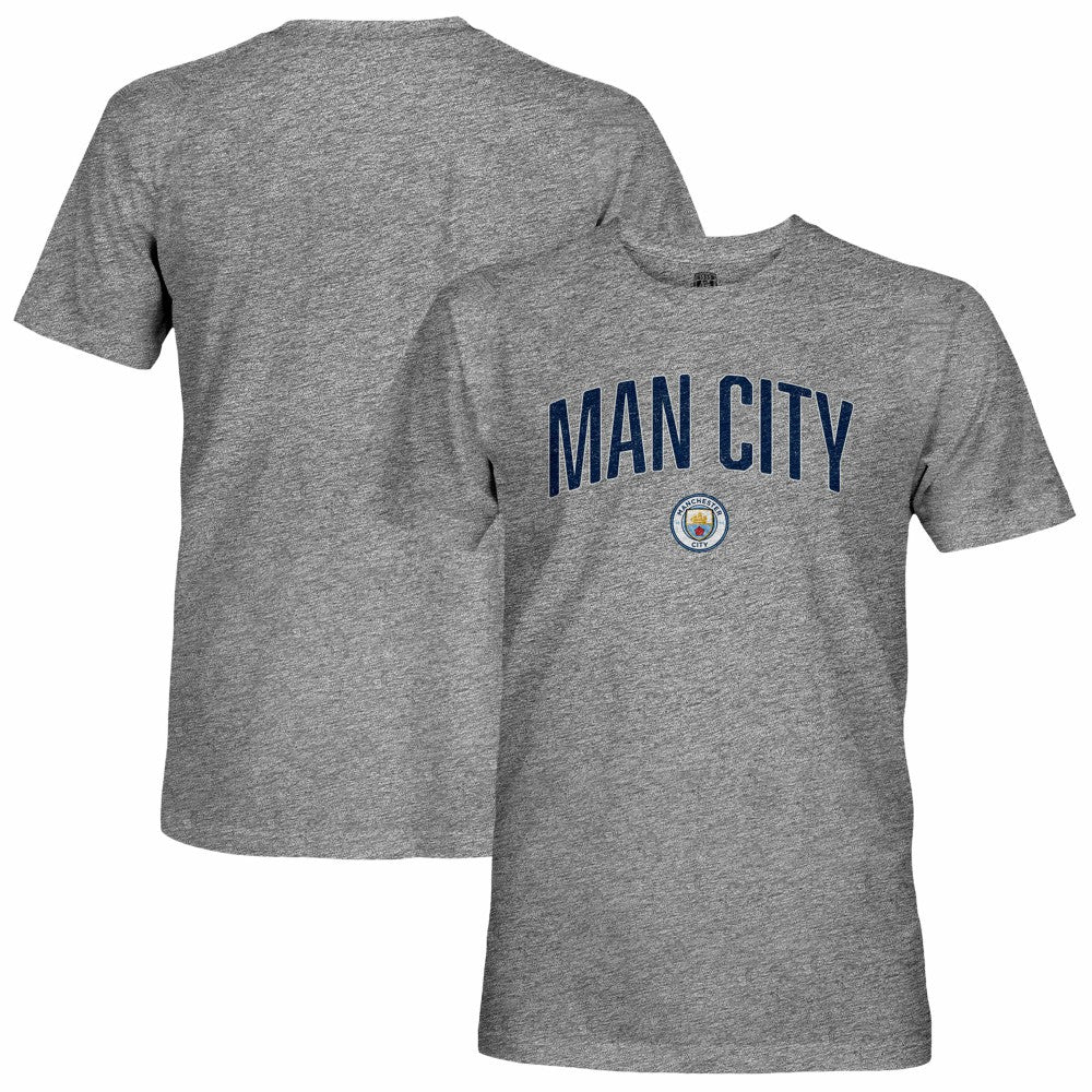 Manchester City 1863FC Wordmark Retro Tri-Blend T-Shirt