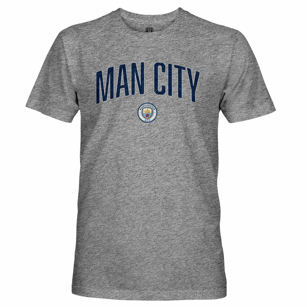 Manchester City 1863FC Wordmark Retro Tri-Blend T-Shirt