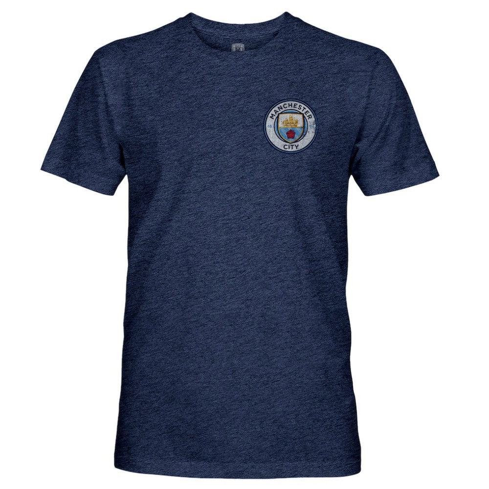 Manchester City 1863FC Color Badge Retro Tri-Blend T-Shirt
