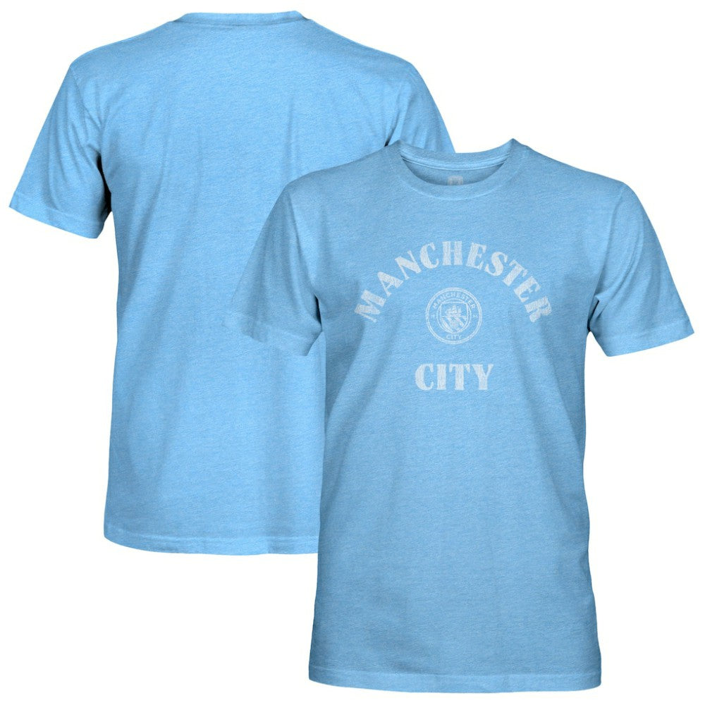 Manchester City 1863FC Team Arch Retro Tri-Blend T-Shirt
