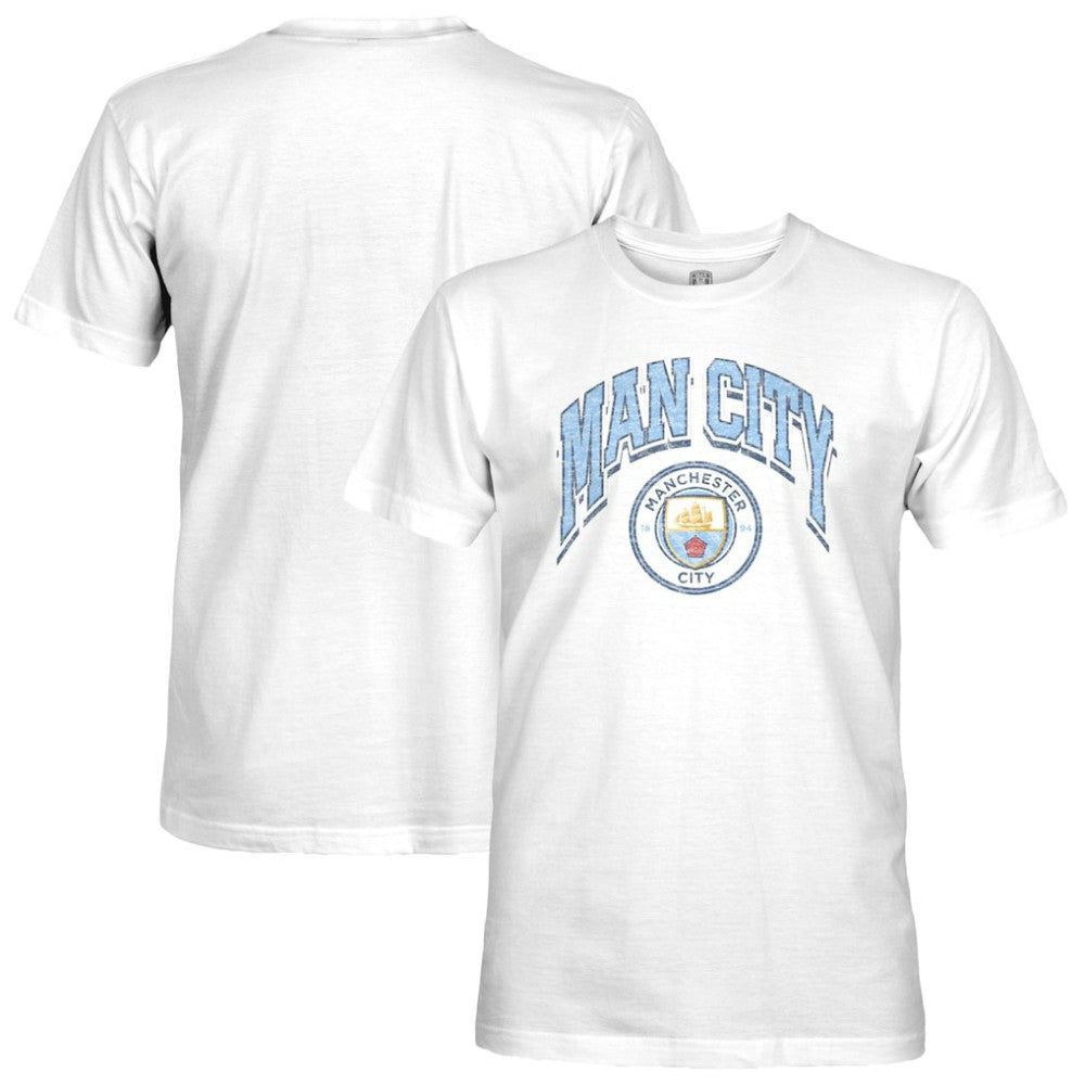 Manchester City 1863FC Retro Wordmark Slub T-Shirt