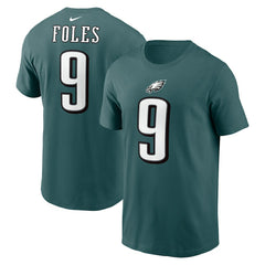 Philadelphia Eagles Nick Foles  Retired Player Name & Number T-Shirt | NFL Sale