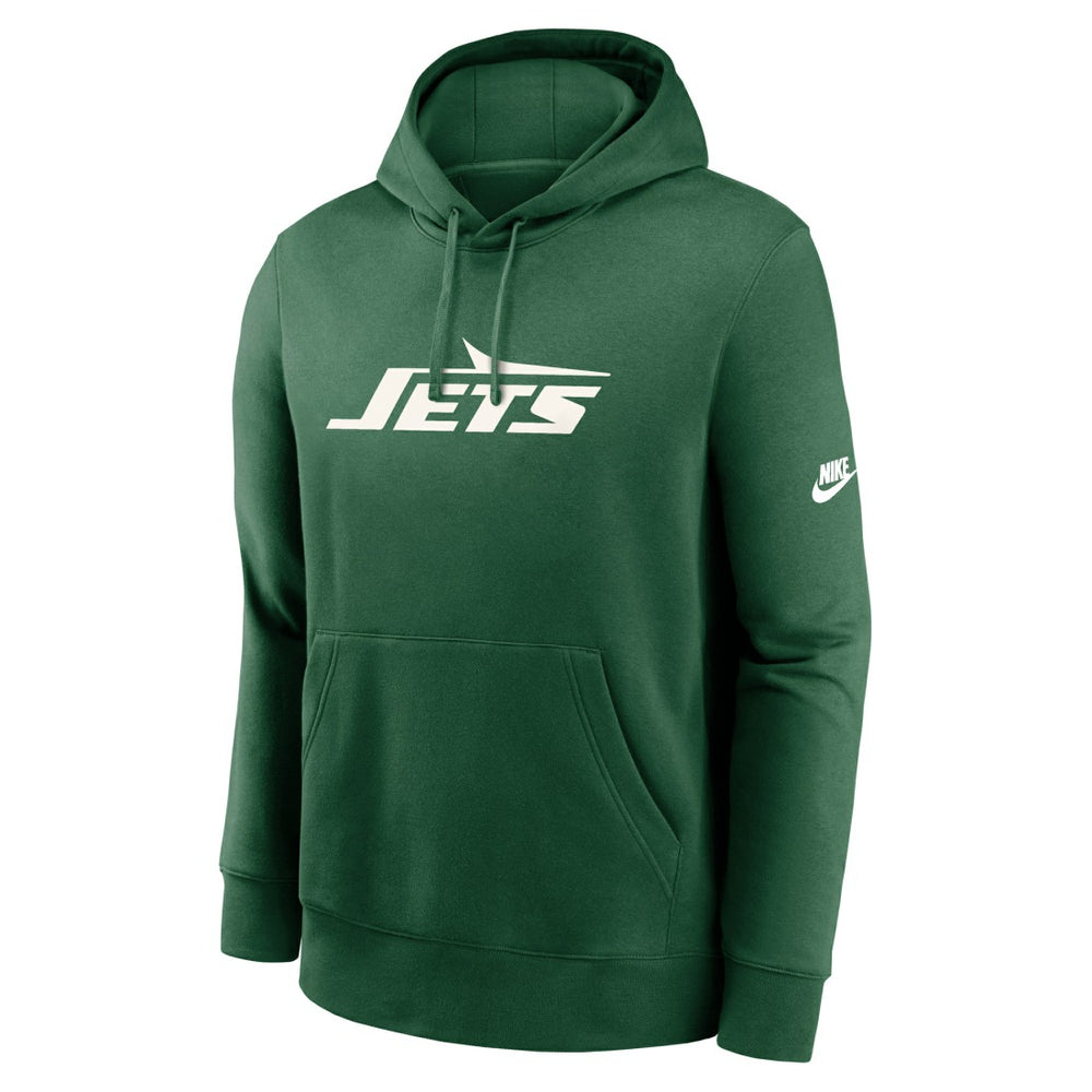 New York Jets Rewind Club Logo Pullover Hoodie | NFL Discount