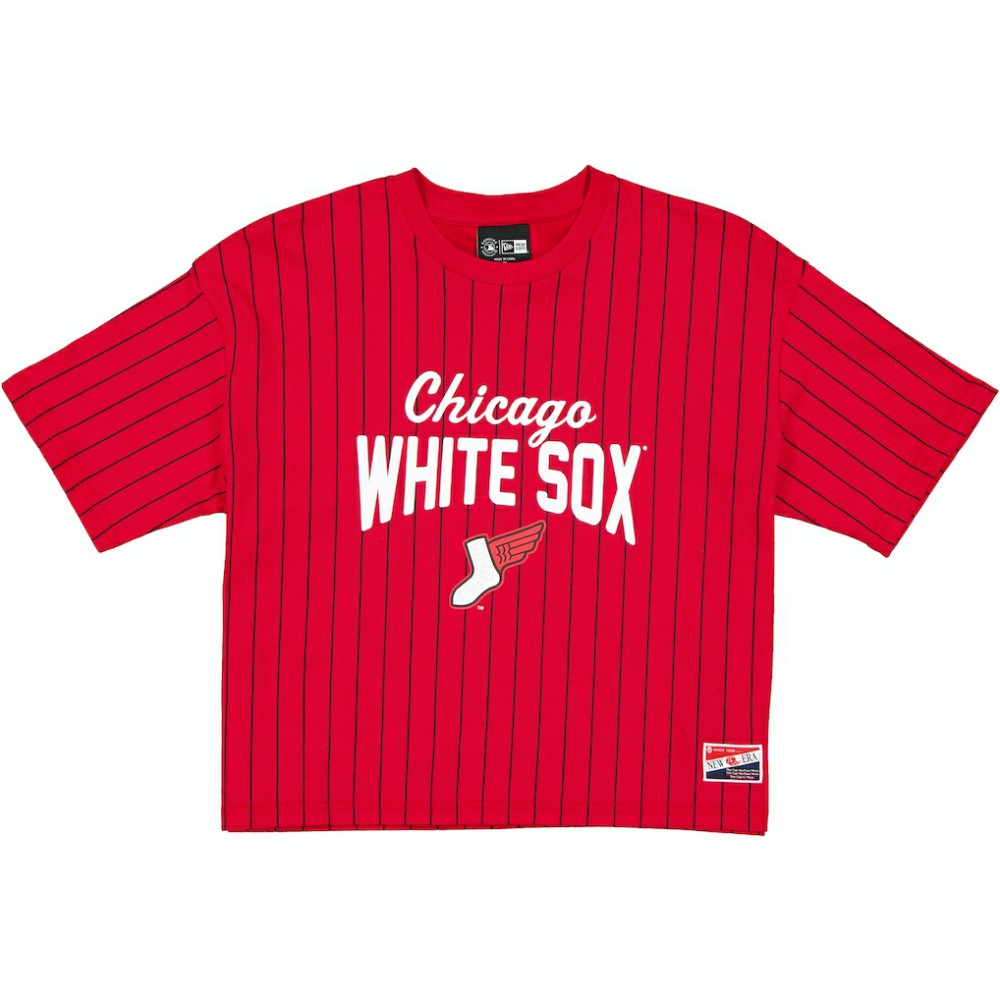 Chicago White Sox New Era Women's 2025 City Connect Pinstripe T-Shirt - MLB T-shirts