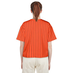 San Francisco Giants New Era Women's 2025 City Connect Boxy Pinstripe T-Shirt - MLB T-shirts