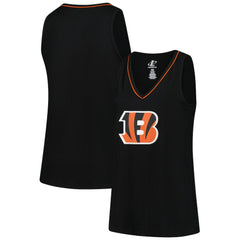 Cincinnati Bengals Logo Athletic Women's Plus Size Stellar Win V-Neck Tank Top | NFL Near me