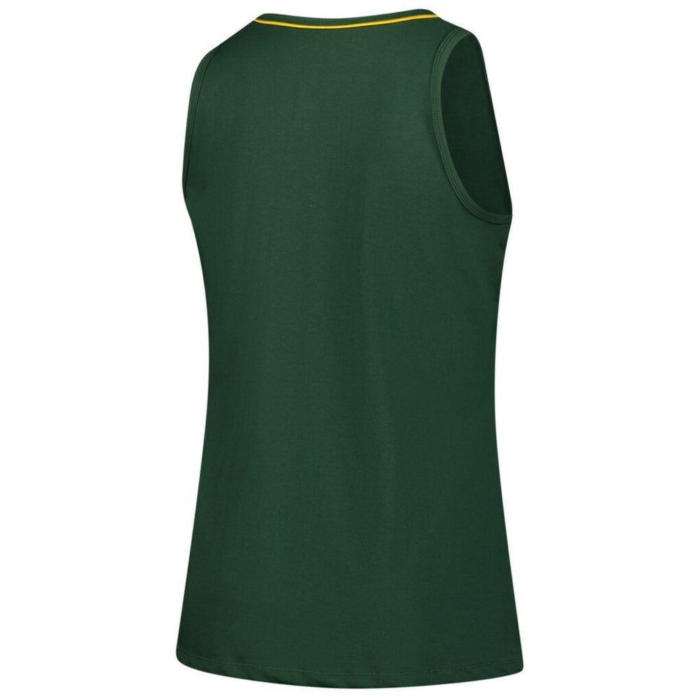 Green Bay Packers Logo Athletic Women's Plus Size Stellar Win V-Neck Tank Top | NFL New