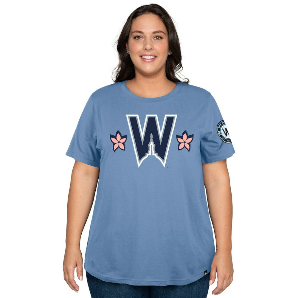Washington Nationals New Era Women's 2025 City Connect Plus Size T-Shirt - MLB T-shirts